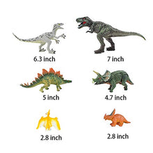 Load image into Gallery viewer, E EAKSON Kids Dinosaur Figures Toys, 3-7 Inch Plastic Dinosaur Playset, STEM Educational Realistic Dinosaur Figurine for Boys Girls Toddlers Including T-Rex, Stegosaurus, Triceratops, 27 Pack
