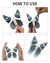 Load image into Gallery viewer, Moocci 15 Pieces Magic Fairy Flying Butterfly Card Rubber Band Powered Wind up Butterfly Toy Colorful Flying Paper Butterflies for Party Playing Birthday Anniversary Wedding Christmas Surprise Gift
