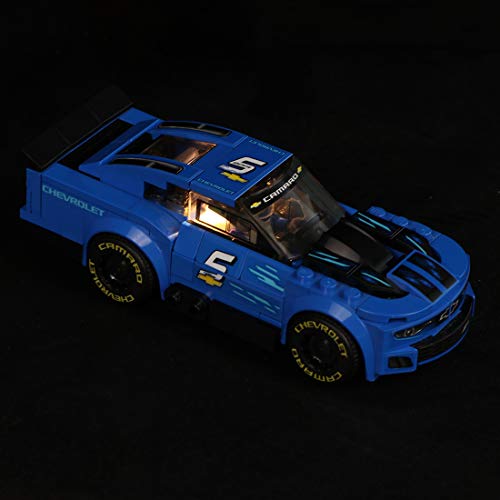 YIFAN LED Lights Kit for Lego Speed Champions Chevrolet Camaro ZL1 Race Car 75891 Building Block Model (Lights Only, No Car Model Kit)