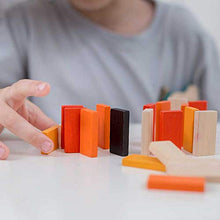 Load image into Gallery viewer, PlanToys Children&#39;s Portable Mini Domino Race Set

