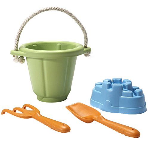 Green Toys Sand Play Set Green, 0.6 Pounds