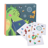 Okuyonic Portable Children Matching Pairing Game Educational Desktop Game((Card))