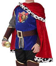 Load image into Gallery viewer, lontakids Boys Prince Charming Costume Prince King Cosplay Outfit Set for Halloween Christmas Party (Prince/King, Large)
