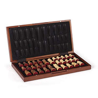 Magnetic Folding Wooden Chess Set, Adults Kids Beginners International Chess Set with Internal Storage, Size: 40x40x2.5cm