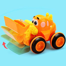 Load image into Gallery viewer, Toys for a 2 Year Old Boy - 3 Friction Powered Trucks for 2+ Year Old Boys, Push &amp; Go Cars Cartoon Construction Vehicle Set - Best Toddler Boys Toys &amp; Toy Trucks, Play Pull Back Car, Idea
