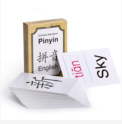 Generic Learn to Read Mandarin Chinese Pinyin Flash Cards 54 Most Common Mandarin Chinese Pinyin English Flash Cards