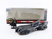 Load image into Gallery viewer, Jada Toys DC Comics 1:32 1989 Batmobile Die-cast Car with Batman Figure, Toys for Kids and Adults (JadaToys31704)
