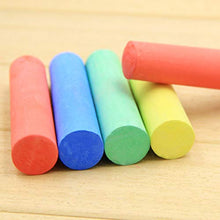 Load image into Gallery viewer, Puseky Sidewalk Chalk Set with Carry Box Washable Colored Chalk Outdoor Toy 50pcs
