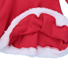 Load image into Gallery viewer, Yeahdor Toddler Girls Christmas Santa Mrs Claus Costume Red Dress with Shawl Hat Xmas Cosplay Party Outfits Red Outfit 24 M
