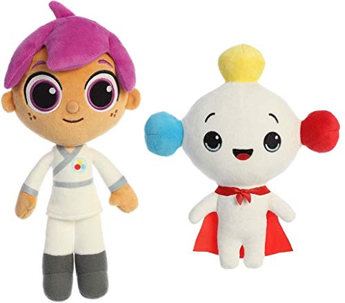 Aurora Plush 11 Inch Zee and 9 Inch Rainbow King Set from True and The Rainbow Kingdom