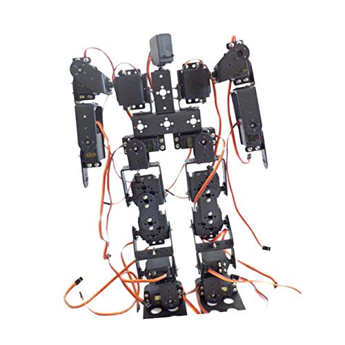 yotijar 17DOF Biped Robotic Educational Robot Kit Servo Bracket Ball Bearing Black