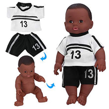 Load image into Gallery viewer, RBSD Children Baby Doll, Highly Simulation Appearance Washable Hair Vinyl Material Children Doll, Children Home for Boys(Q12-015 Black and White No. 13)
