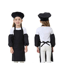 Load image into Gallery viewer, HEMOTON 3pcs Chef Set Protective Durable Cute Lightweight Apron Suit for Cooking Learning Kitchen Kids Playing
