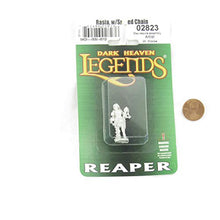 Load image into Gallery viewer, Reaper Miniatures Rasia, w/Spiked Chain #02823 Dark Heaven Legends Mini Figure
