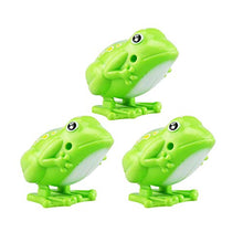 Load image into Gallery viewer, Toyvian 3pcs Wind up Toys Mini Frog Toys Interactive Toys for Toddlers Kids Children Green
