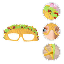 Load image into Gallery viewer, TOYANDONA Sandwich Eyeglasses Novelty Funny Decorative Glasses Hawaiian Tropical Eyewear for Summer Party Supplies
