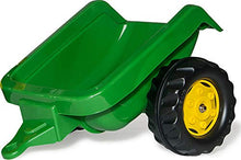 Load image into Gallery viewer, Rolly John Deere 3 Wheel Trac with Trailer Ride On
