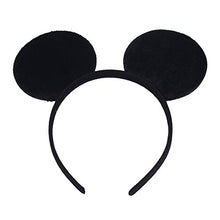 Load image into Gallery viewer, NiuZaiz Set of 12 Mouse Ears Headbands (Pink Black)
