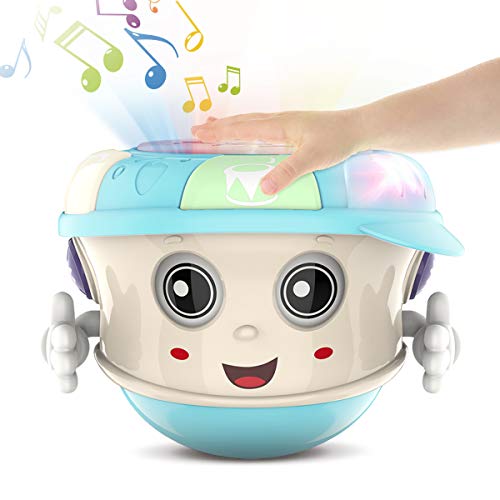 Infant Toys Tumbler Baby Musical Toys for 6 12 18 Month Old Boys and Girls with Lights Sounds Music and Songs Baby Educational Learning Toy Gift for 1 2 Year Old Early Development Games