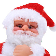 Load image into Gallery viewer, Surebuy Climbing Santa Claus, Santa Claus Doll Xmas Ornament Toys Electric Santa Claus for Home
