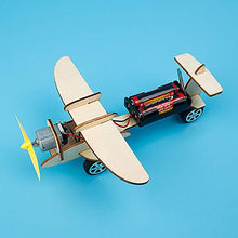Load image into Gallery viewer, Firm Structure Easy to Install Toy Assembly Glider, Handmade Model Wooden Handmade Airplane, for Kids
