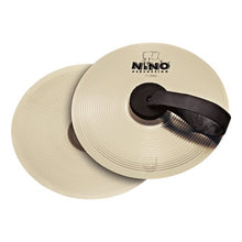 Load image into Gallery viewer, Meinl NINO Marching Cymbal Pair 7&quot; Nickel Silver
