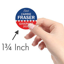 Load image into Gallery viewer, Personalized Political Campaign Vote for Stickers - Blue and Red - Customize 1000 Round Circles
