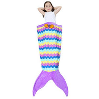 Tortor 1Bacha Kid Girls' Princess Mermaid Fish Tail Fleece Sleeping Bag Sack Blanket