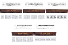 Load image into Gallery viewer, Antochia Crafts Personalized Rummy Game Complete Set - Wooden Custom Rummy Racks and Tiles
