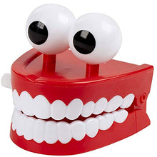Load image into Gallery viewer, Nicedea Wind-up Chattering Toy Chomping Teeth Plastic Red Props with Eyes for Party Christmas Halloween Favors
