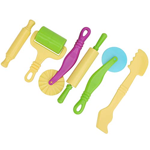 Clay Dough, 6 Pcs Dough Tool Children Learning Toy Dough Model Tool for Children Educational Learning DIY Kit