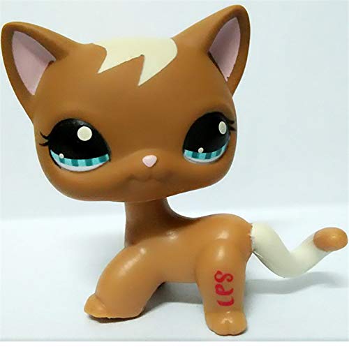 MKDLB Pet Shop Lps Toys,Short Hair Cat Pink Black Original Figure Collie Cocker Spaniel Great Dane Child Gifts