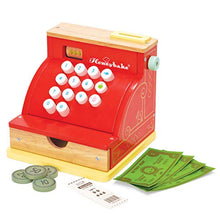 Load image into Gallery viewer, Le Toy Van Honeyback Collection Red Cash Register Premium Wooden Toys for Kids Ages 3 Years &amp; Up
