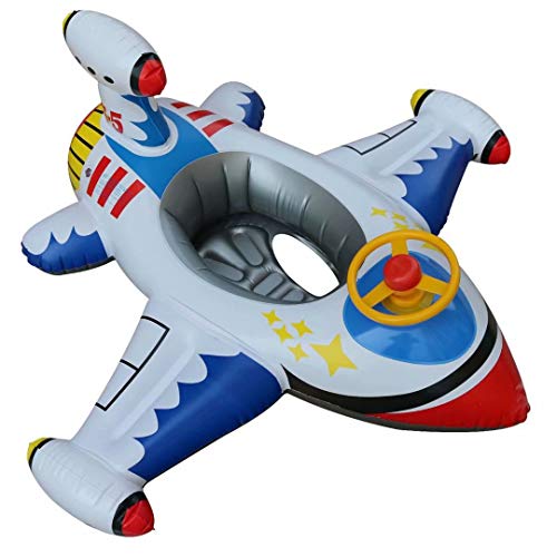 Infant Floats for Pool, Inflatable Airplane Float for Toddler