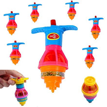 Load image into Gallery viewer, 20 Pack LED Light up Flashing UFO Spinning Tops with Gyroscope Novelty Bulk Toys Goodie Bag Fillers for Boys and Girls Best Gift Choice Party Favors
