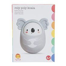 Load image into Gallery viewer, Tiger Tribe Koala Roly Poly Toy, White
