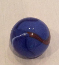 Load image into Gallery viewer, Moon Marble Co. 41mm / 1 5/8&quot; Blue Dolphin Super Jumbo
