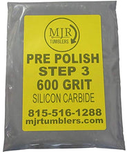 Load image into Gallery viewer, MJR Tumblers .5 LB per Polish 600 Silicon Carbide Rock Refill Grit Abrasive Media Step 3 USA
