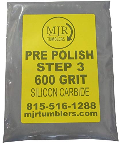 MJR Tumblers .5 LB per Polish 600 Silicon Carbide Rock Refill Grit Abrasive Media Step 3 USA