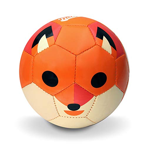 Daball Kid and Toddler Soccer Ball - Size 1 and Size 3, Pump and Gift Box Included (Size 3, Terry, The Fox)