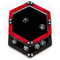 Executive Personal Dice Tray ~ Single Pocket in Red