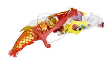 Load image into Gallery viewer, Mandala Crafts Hand String Puppet with Rod, Chinese Marionette Dragon Toy (Yellow)
