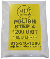 MJR Tumblers 4 LB Polish 1200 Aluminum Oxide Rock Refill Grit Abrasive Media Final Step USA