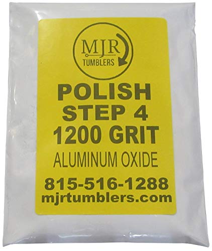 MJR Tumblers 1 LB Polish 1200 Aluminum Oxide Rock Refill Grit Abrasive Media Final Step USA