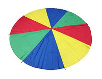 FixtureDisplays 12 Foot Play Parachute for Kids 8 Handles with Storage Bag Play Parachute for Kids Tent Picnic Mat Blanket 16877-NF