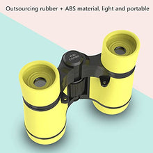 Load image into Gallery viewer, Teerwere Children&#39;s Colorful Binoculars Toy Binoculars Student Portable High-Definition Binoculars to Play and Watch Outdoors Binoculars for Kids Toys (Color : Yellow, Size : 11x8.5cm)
