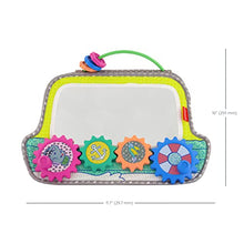 Load image into Gallery viewer, Infantino Busy Board Mirror &amp; Sensory Discovery Toy Boat for Fine Motor Skill Development with Gears, Beads, High Contrast Prints, Tummy Time, Sit &amp; Play or On The Go, for Newborns, Babies &amp; Toddlers
