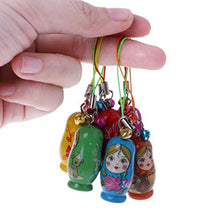Load image into Gallery viewer, WANGYUMI New Cute Russian Nesting Dolls Matryoshka Doll Keychain Phone Hanger Bag Gifts
