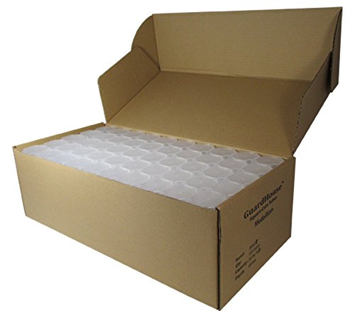 Large Silver Dollar Tubes Translucent Design Holds 20 Coins Per Tube: Fits Peace, Morgan & Eisenhower Dollars, Box of 100