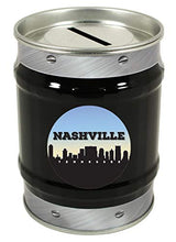 Load image into Gallery viewer, Nashville Tennessee Music City Trendy Souvenir Tin Money Bank
